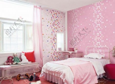 粉色可爱卧室