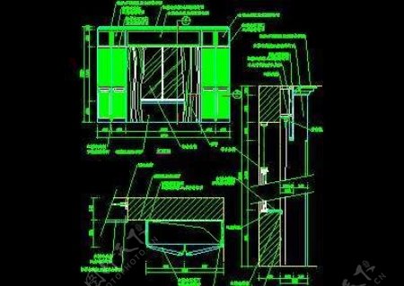 CAD窗详图素材1