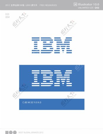 IBM标志IBM矢量标志图片