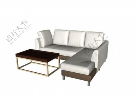 沙发3D现代家具模型22