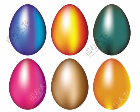 复活节彩蛋向量