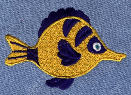 绣花动物鱼热带鱼色彩免费素材