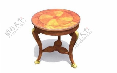 欧式家具桌子0563D模型