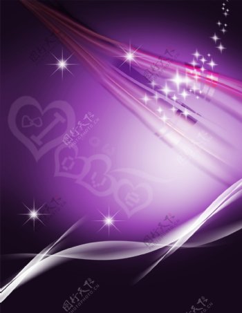 紫色浪漫背景图片