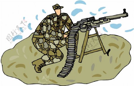 军人漫画