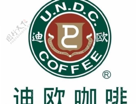 矢量迪欧咖啡logo图片