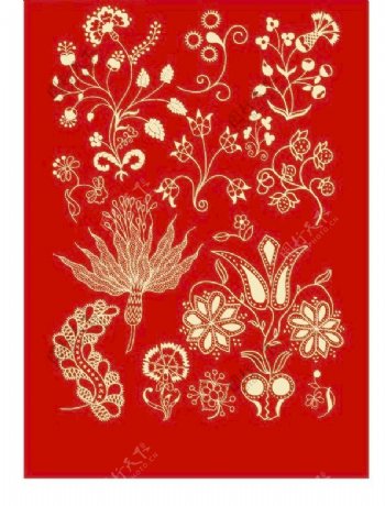 精美的中国古典花纹纹样