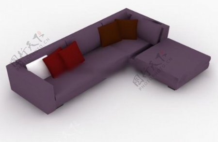 直角沙发模型设计