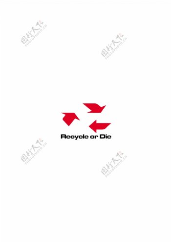RecycleorDielogo设计欣赏RecycleorDie唱片公司标志下载标志设计欣赏