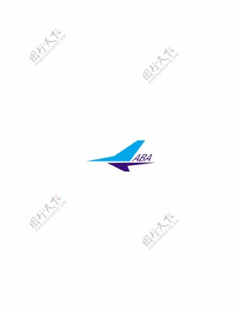 ABA1logo设计欣赏ABA1航空公司标志下载标志设计欣赏