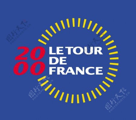 TourdeFrance2000logo设计欣赏2000年环法自行车赛标志设计欣赏