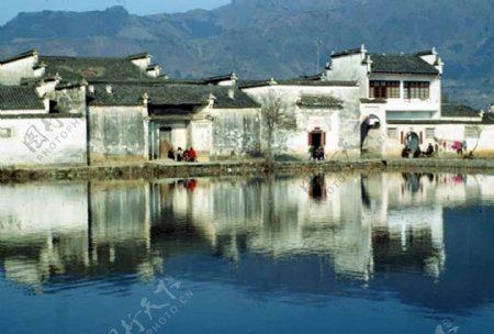 中国风古代建筑房顶北京艺术作品文化遗产中华艺术绘画