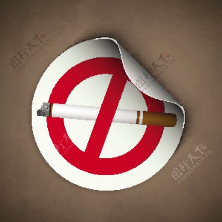 世界哮喘日禁烟向量