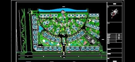 别墅绿化规划图纸