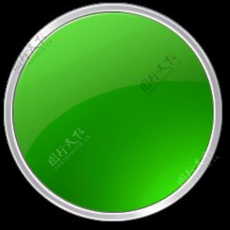 绿色圆形按钮