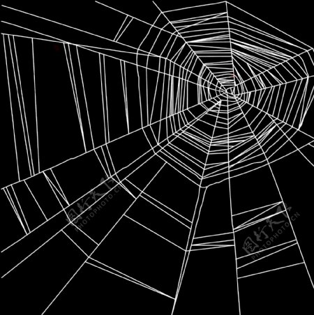 位图图案概括蜘蛛网色彩黑白色免费素材