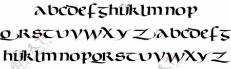 穆雷安色尔字体的字体