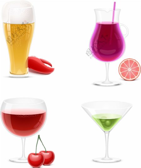饮料酒水icon图标图片