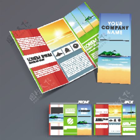 旅游宣传画册设计图片