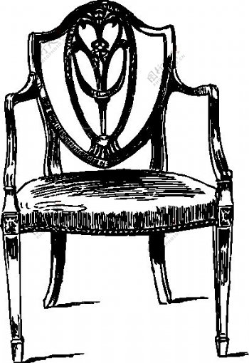 古董家具椅子剪贴画