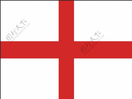 矢量英格兰国旗