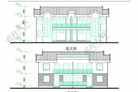 新农村别墅施工图图片