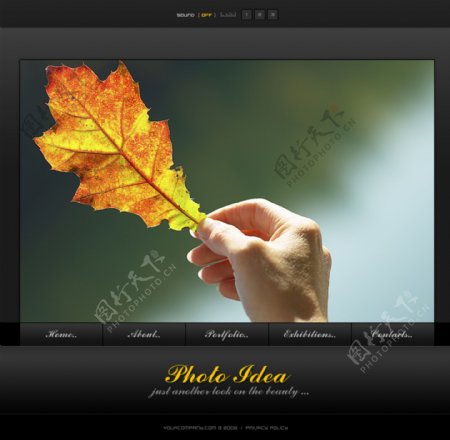 国外网页网站模板设计素材图片