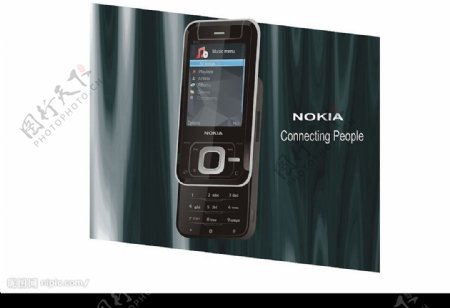 NokiaN81手机矢量图图片