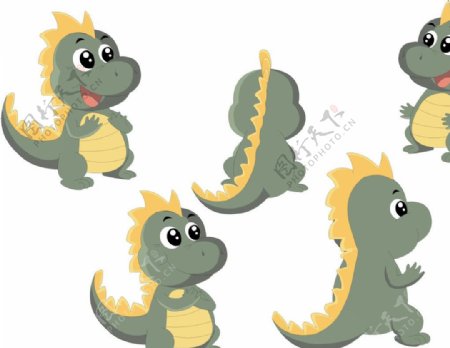 卡通小恐龙图片