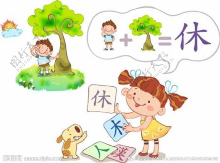 中文学习图片