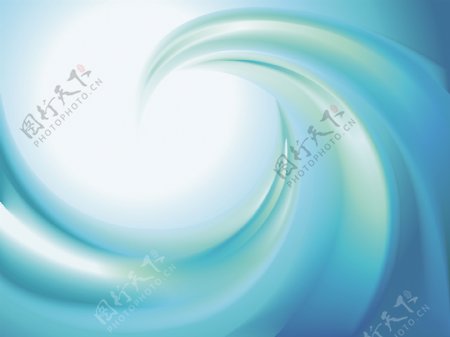 蓝色漩涡抽象背景图片