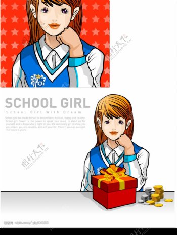 日本少女图片