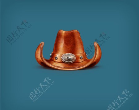 精致的牛仔帽PSD素材图片
