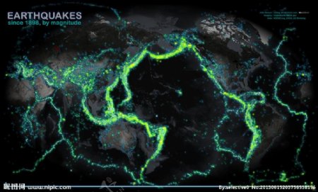 全球地震历史位置图图片