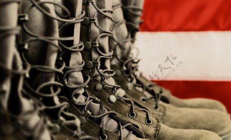 军用野战靴图片