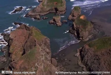 海洋海水海岸视频素材