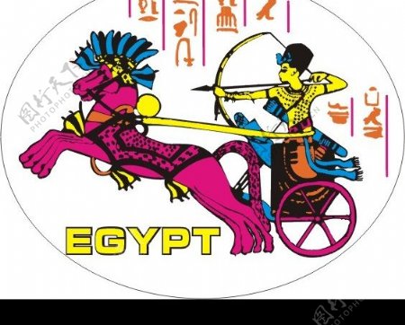 埃及矢量人物图片