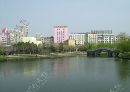 南城河游园图片