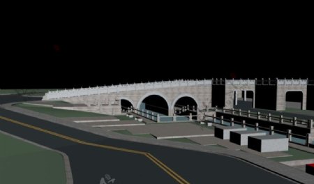 桥梁3D模型图片