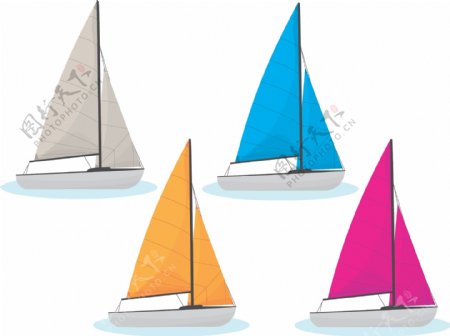 帆船图标图片