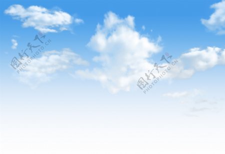 蓝天白云矢量源文件图片