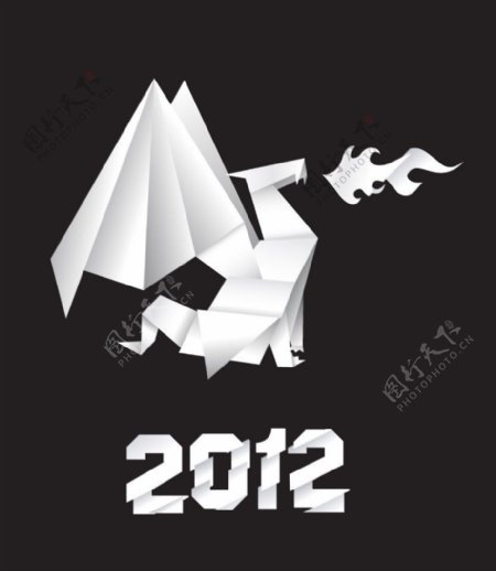 折纸恐龙2012图片