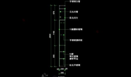 CAD之吧台收银台服务台设计图片