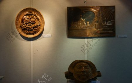 蒙古木刻画图片