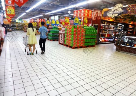 超市砖图片