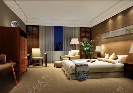 中式套房卧室图片
