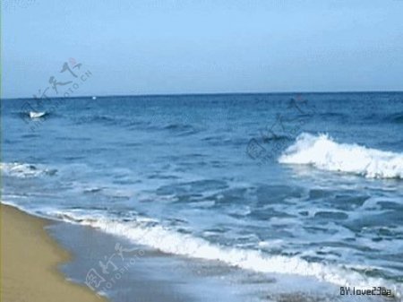 海浪动态图片