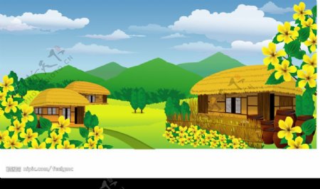 韩国风景矢量图系列图片