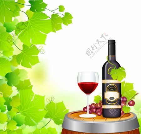 葡萄酒红酒背景图片