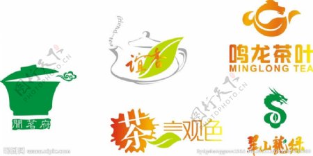 茶的商标图片